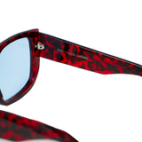St. Barths - Red Tortoise/Blue