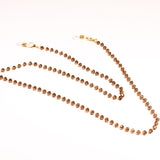 Crystal Bead Chain - Brown