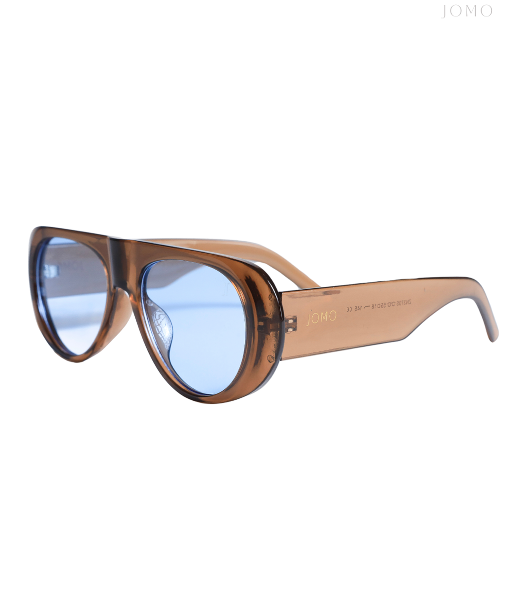 Paula - Caramel/Blue