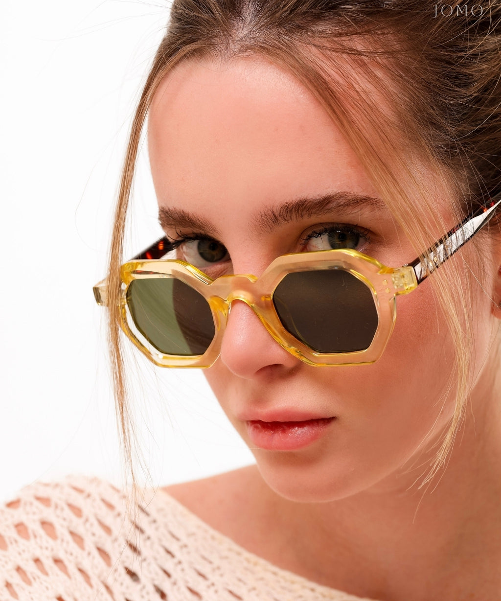 Otto - Beige Gloss/Tortoise