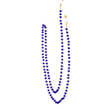 Crystal Bead Chain - Blue Navy
