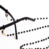 Crystal Bead Chain - Black