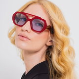 Positano - Red/Tortoise/Blue