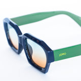 PIETRA - Navy Blue/Green